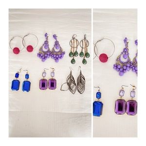 6 Mixed Vintage Earring Lot